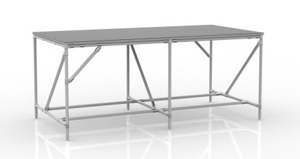 Workshop table from tube system 22042004 - 1