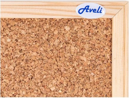 AVELI BASIC cork board with wooden frame 1200x900 mm - 2