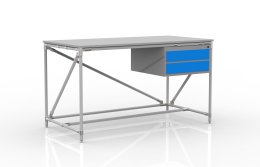 Container workshop table with two drawers width 1500 mm, 24040538