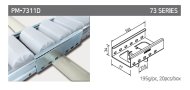 Roller track holder type PM-7311D