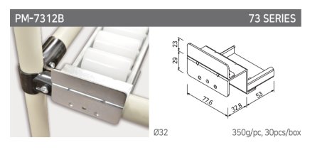 Roller track holder type PM-7312B - 1