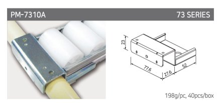 Roller track holder type PM-7310A - 1