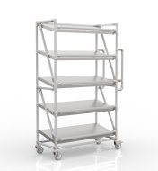 Crate rack trolley with 1000 mm wide inclined shelves, SP10040 (4 models) - 1