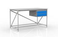 Container workshop table with two drawers width 1500 mm, 24040538 - 1
