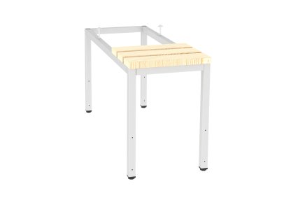 Bench with legs and rectification P313 W wood economy - 1