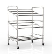 Rack trolley for crates width 972 mm, 24040230 - 4