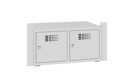 Shoe rack SNB 423 W for economy benches - 1