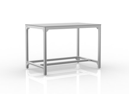 Workshop table made of aluminum profiles (various versions) - 1