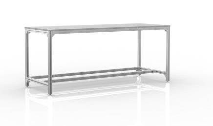 Workshop table made of aluminum profiles (various versions) - 1