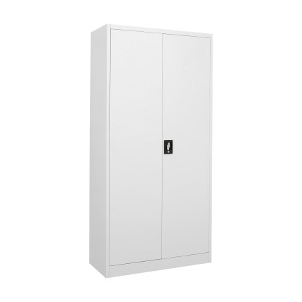 Sheet metal shelf cabinet with inserted door C01 white - 1