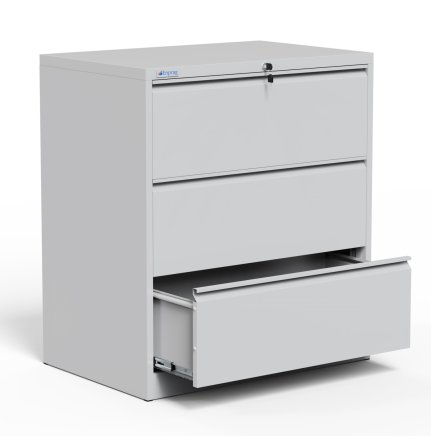 HDK three-drawer filing cabinet for A4 format - 1