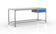 Workshop table made of aluminum profiles (different variants)
