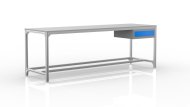 Workshop table made of aluminum profile  (different variants)