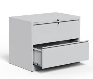 HDK double-drawer filing cabinet for A4 format - 1