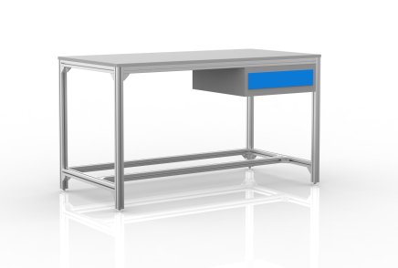 Workshop table made of aluminum profiles  (different variants) - 1