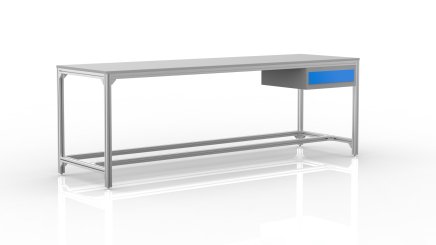 Workshop table made of aluminum profile  (different variants) - 1