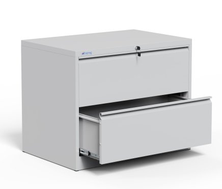 HDK double-drawer filing cabinet for A4 format - 1