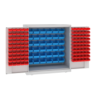 Workshop cabinet MSW110/5-10s with plastic boxes - 1
