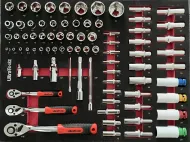 Tool set in foam insert for XT workshop trolleys - 7