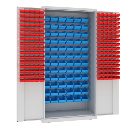 Workshop cabinet MSW210/5-08s with plastic boxes - 1