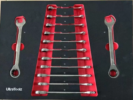 Tool set in foam insert for XT workshop trolleys - 6