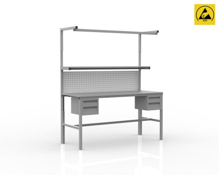 Height adjustable ESD table SPEXESD - 1