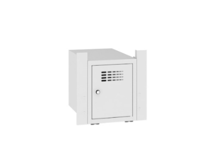 Shoe rack SNB 413 W for economy benches - 1