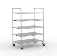 Antistatic rack trolley with five shelves, 24040237 (4 models) - 1