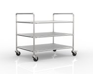 Antistatic shelf trolley with three shelves, 24040235 - 1