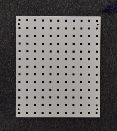ESD perforated panel with mounting holes - 1