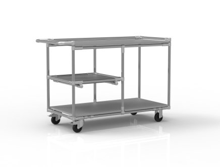 Workshop trolley made of pipe system made to measure 25010830 - 4