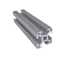 Aluminum profile 30 x 30, MI30x30 B8 1 m + cut to size
