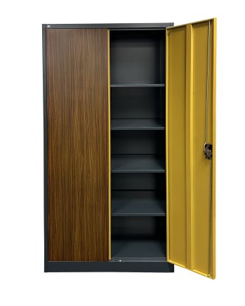Sheet metal shelf cabinet with inserted door C01 - 2