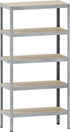 Kovona Screwless rack 150 kg with laminate shelves type N285Z1 galvanized - 1
