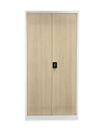 Large-volume cabinet JF-C34 white/light wood imitation - 1
