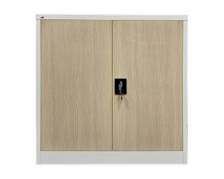 Sheet metal shelf cabinet with inserted door C01B - 1