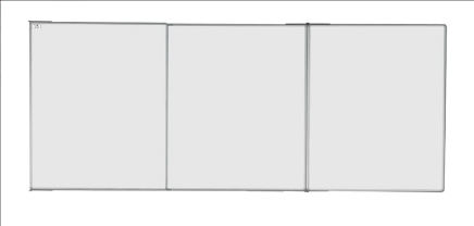Three-part ceramic board for writing with a marker - TRIPTYCH (3 models) - 2