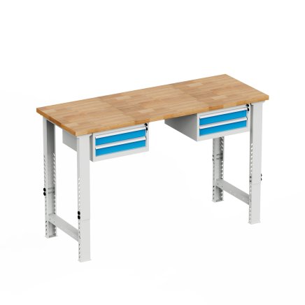 Workshop height-adjustable workbench EN_02_1522 - 1