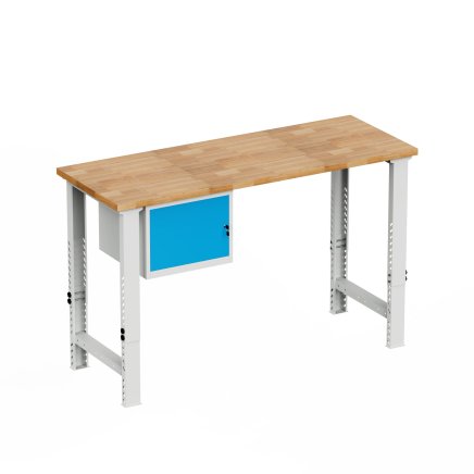 Workshop height-adjustable workbench EN_02_201D - 1
