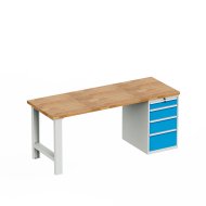 Workshop table with base container HD_01_124