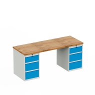 Workshop table with base container HD_1533 - 1