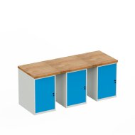 Workshop table with base container HD_15DDD