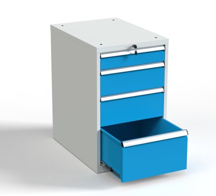 Workshop table with base container HD_1244 - 4
