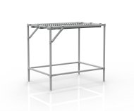 Conveyor with recessed roller tracks (various variants) - 1