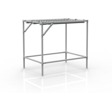 Conveyor with recessed roller tracks (various variants) - 1