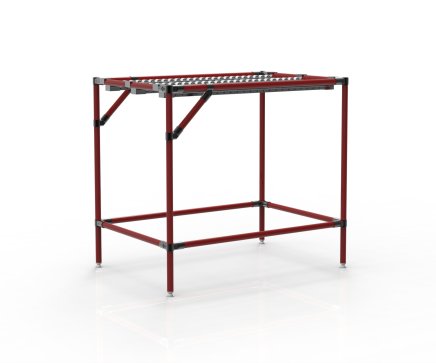 Conveyor with recessed roller tracks (various variants) - 1