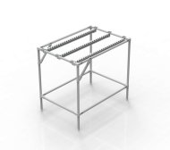 Conveyor with recessed roller tracks (various variants) - 2