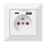 Laptop cabinet SZNL 4110 - 10 compartments with sockets and USB A+C - 10