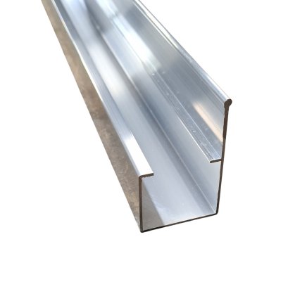 Aluminium Guide Rail for Roller Track 40 mm - 1