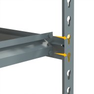 Metal screwless shelf rack REGM_9060183_G - 4